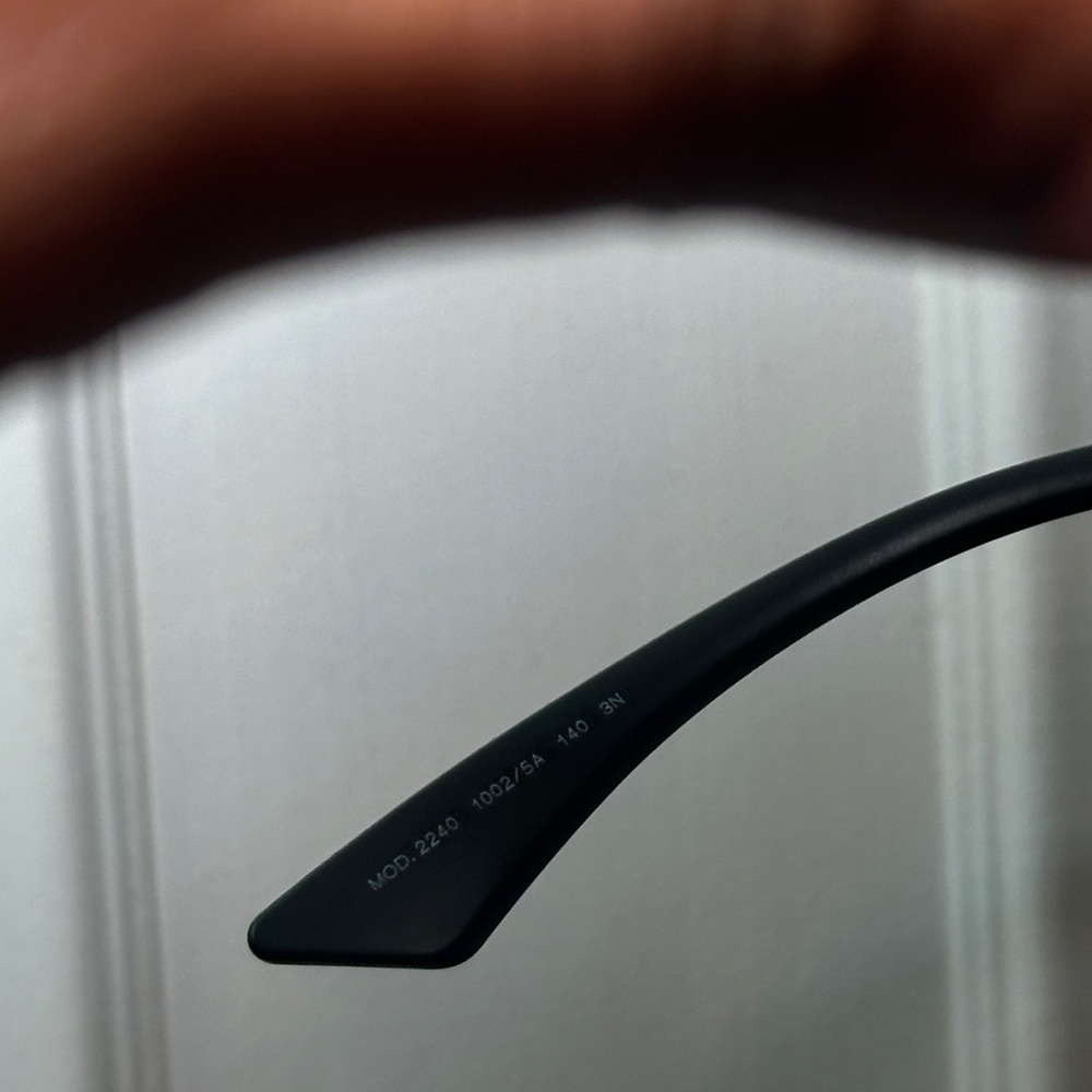 Versace Black and Gold Sunglasses - Picture 10 of 13